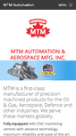 Mobile Screenshot of mtmautoaerospace.com